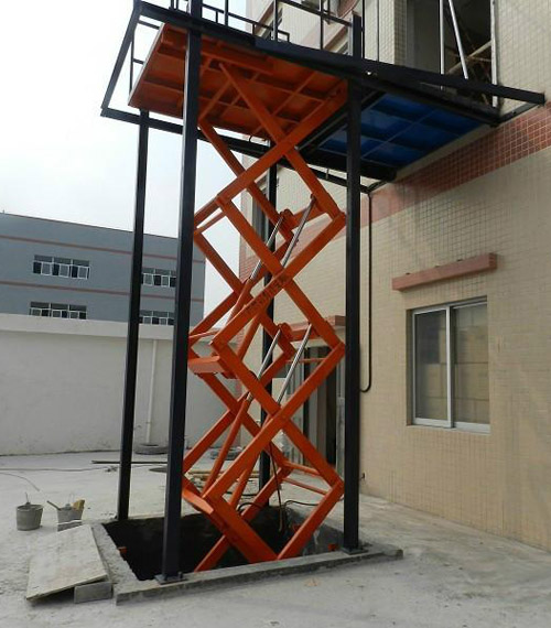 固定式(shi)液壓升降機
